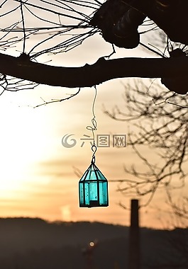 背光,abendstimmung,日落