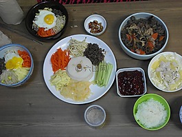 餐,韩国,kujeolpan