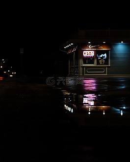 黑暗,夜,城市