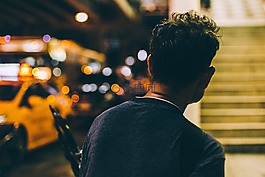 人,男子,單