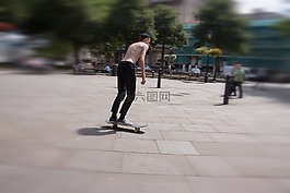 滑板,輥,招
