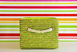 購物籃,綠色,豐富多彩