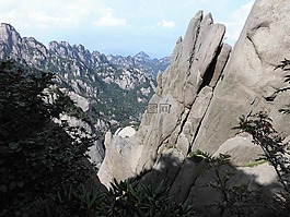 黃山,云,天空