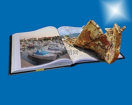 本書,引導,照片蒙太奇