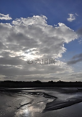 海,潮,天空