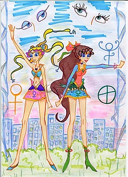 女孩,婦女,女性