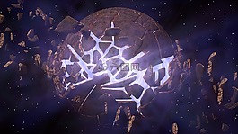 行星,爆炸,冰