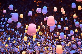 展覽,光影,燈