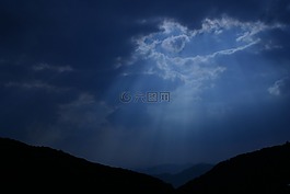 天空,云,光