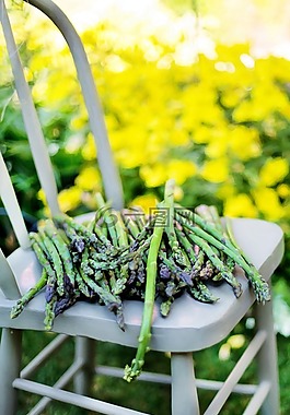 蘆筍,夏天,蔬菜