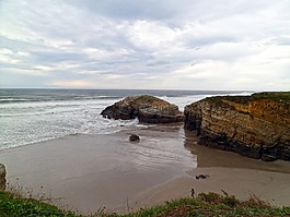 全景,大教堂的海滩,海