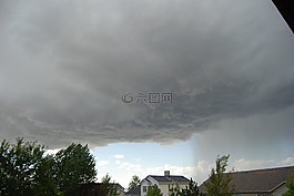云,雨,天空