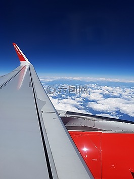 天空,云,平