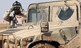 士兵,吉普車,軍事