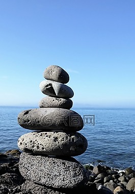 禪宗,堆放石頭,平衡