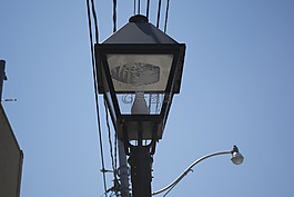 街,光,電纜