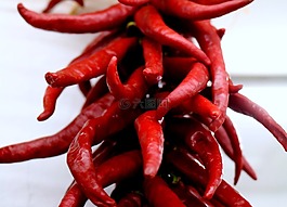 辣椒,紅色,干
