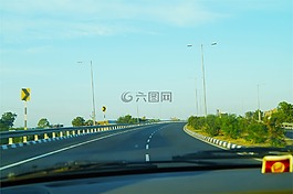 路,驾驶,短划线
