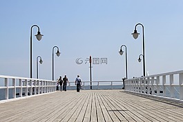 碼頭,燈籠,夏天