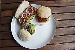 午餐,小吃,食品