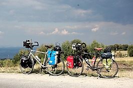 自行车,旅行,旅程