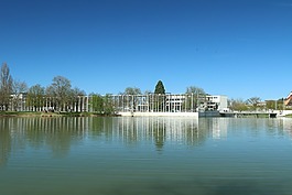 böblingen的,城市,湖