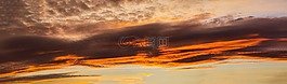 全景,morgenrot,日出
