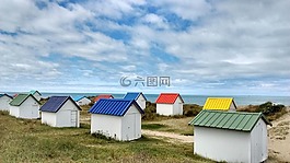 機艙,海灘,假日