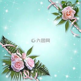 留言簿,背景,鮮花