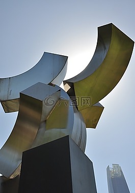 公园,数字,雕塑