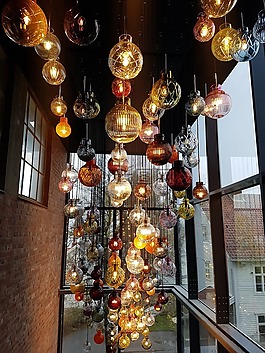 哈德蘭glassverk,藝術,燈