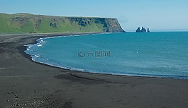 冰島,vik,海灘