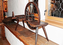 纺车轮,老纺车,历史