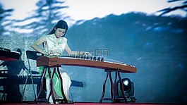 古风,古筝,表演