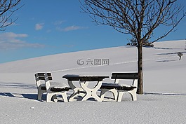 寒冬,雪,冬天