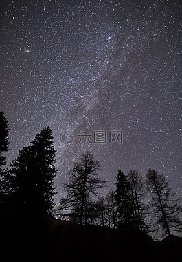 星星,黑暗,夜