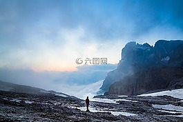 自然,景觀,山