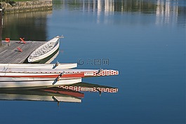 塢站,船,湖