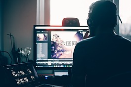 人,男子,筆記本電腦