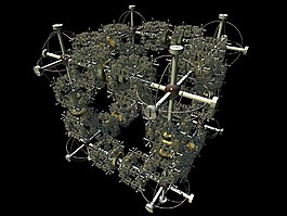 工程,3d,分形