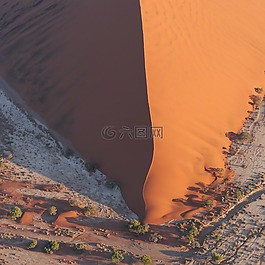 沙丘,沙,sossusvlei 納米比亞