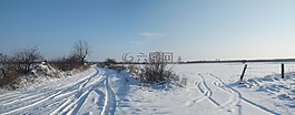 雪,方式,冬季