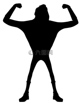 剪影,男子,鄉里