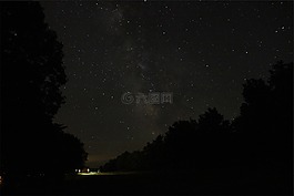 星星,夜,天空