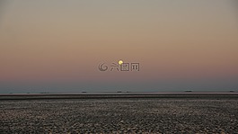 海,潮间带音,低潮