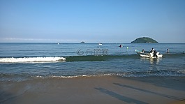 海灘,島,哥斯達黎加