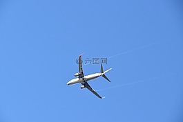 飛機(jī),飛行,噴射