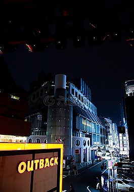 东京,夜,城市
