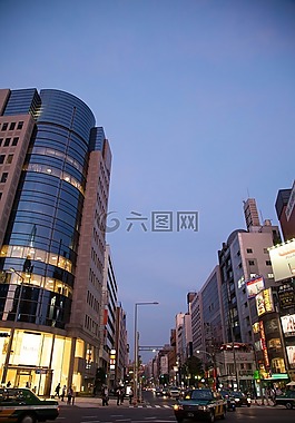 東京,街,路