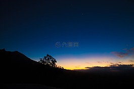 日出,清晨,巴厘岛